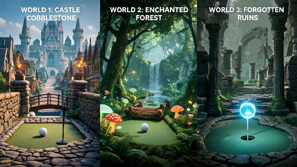 Guide: What Worlds Do Knight Court Unlock in Carnival Mini Golf