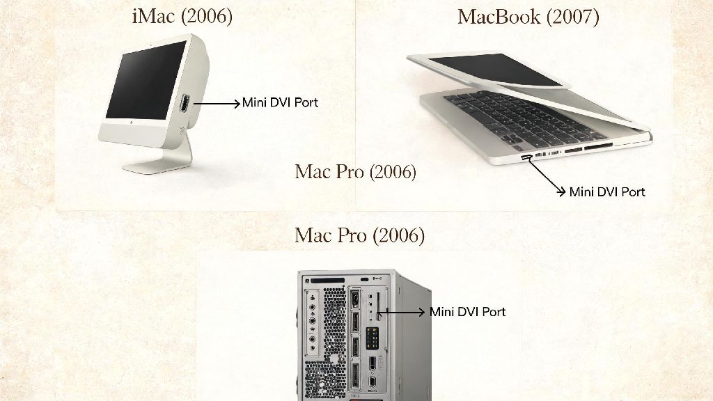 Guide: When Was Mini DVI Introduced in Mac World? Key Facts